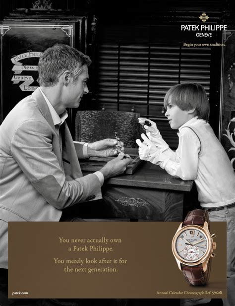 you never own a patek